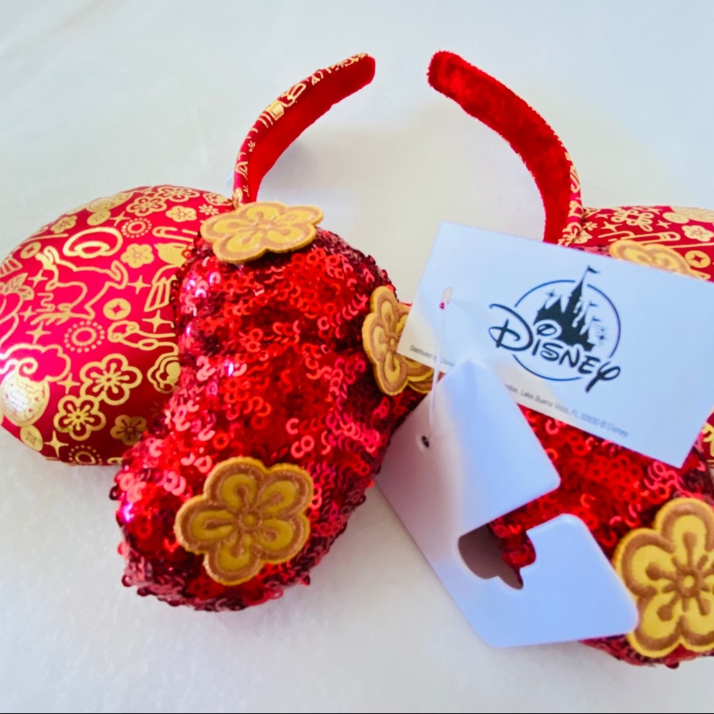 Chinese NewYear 2021 Golden Lunar MinnieMouse Ears - Picture 6 of 6